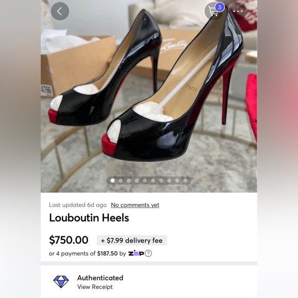 Louboutin NEW VERY PRIVE 120 PATENT NTW - RELISTED - Picture 14 of 14